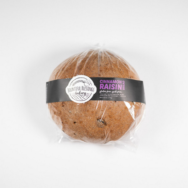 GF Cinnamon Raisin Bread