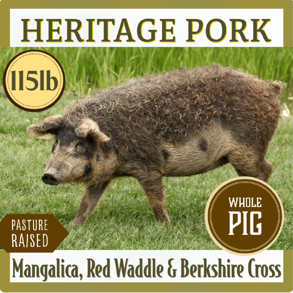 Whole Heritage Pig (115lbs)