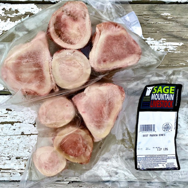 2½-3lb Grass-Fed Beef (Marrow) Bones