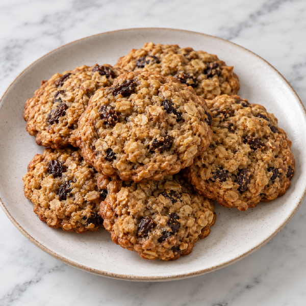 Oatmeal Raisin “Cookies”, Gluten-Free, Vegan, Organic