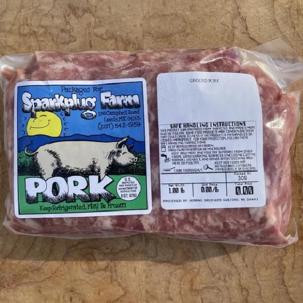 Local Ground Pork -Sparkplug Farm