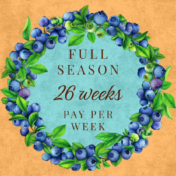 2026 Full Season CSA - Pay per Week