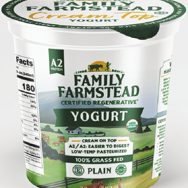 Yogurt (Grass-Fed Whole Milk Plain)