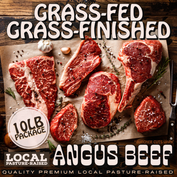 10lb Work From Home GRASS-FED BEEF Package
