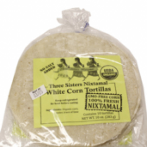 Three Sister's Organic White Corn Tortillas
