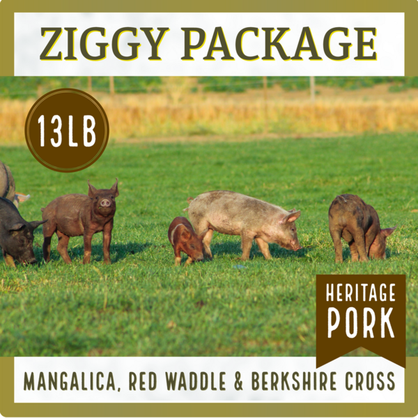 Ziggy Package (13lb Package of Heritage Pork)