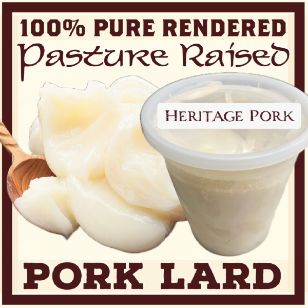 Premium Heritage Pork Lard (100% Rendered)