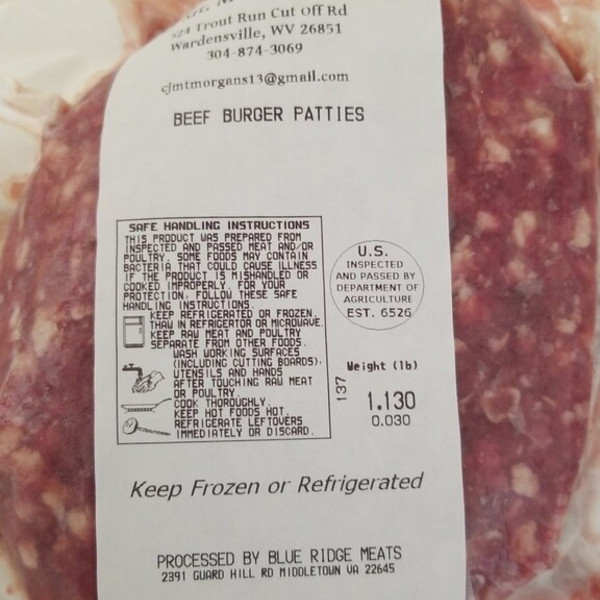 Beef - Burger Patties 3pk