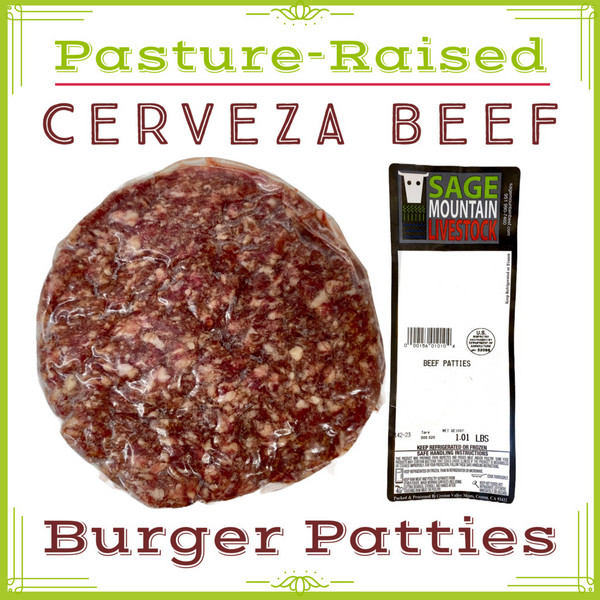 Cerveza Beef Burger Patties