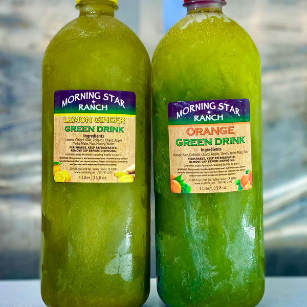 Lemon Ginger & Orange Green Drink Combo