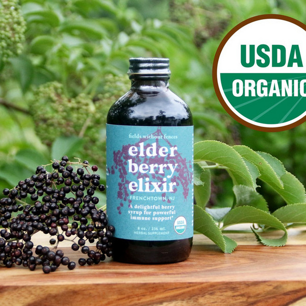 Organic Elderberry Elixir