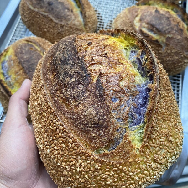 Sesame Sourdough Bread
