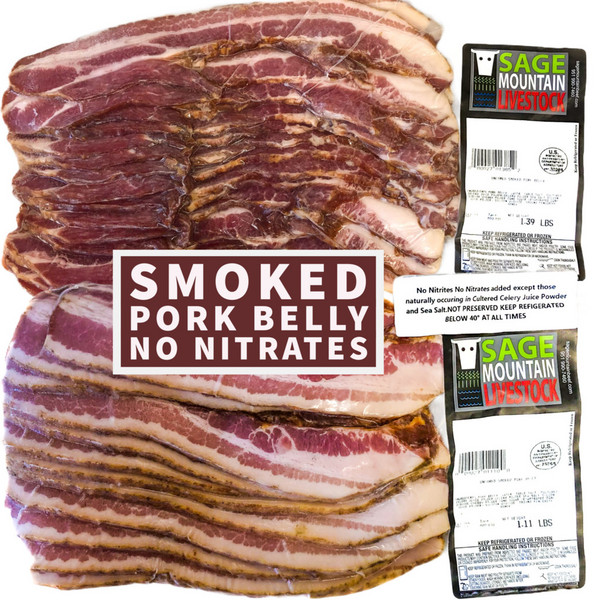 Smoked Pork Belly (no nitrates)