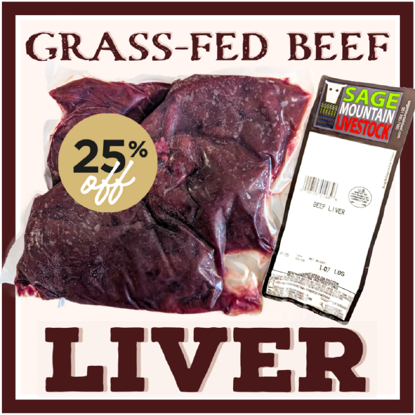 Grass-fed Angus Beef Liver (25% OFF SALE)