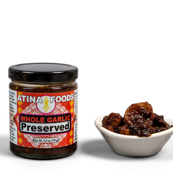Whole Garlic Preserved (with Tamarind and Pepper)