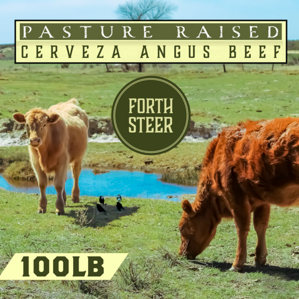 1/4 Steer Cerveza Beef (100lb)