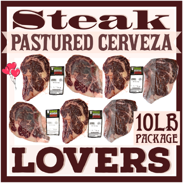 Steak Package (10lbs) Cerveza Angus Beef