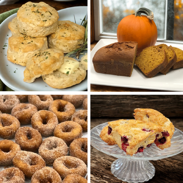 Thanksgiving Biscuits, Breads & Donuts