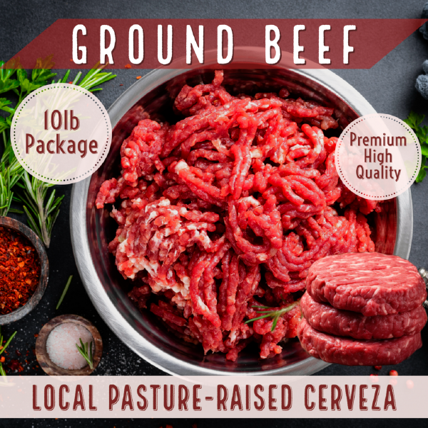 10lb CERVEZA GROUND BEEF Package