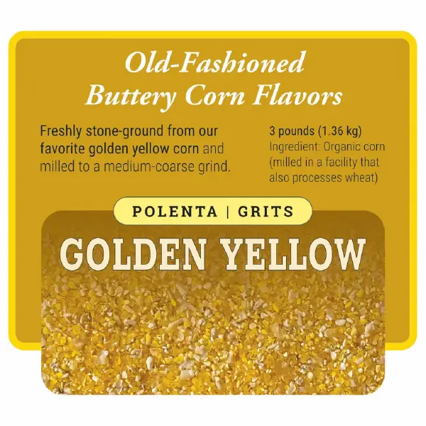 Golden Yellow Polenta/Grits
