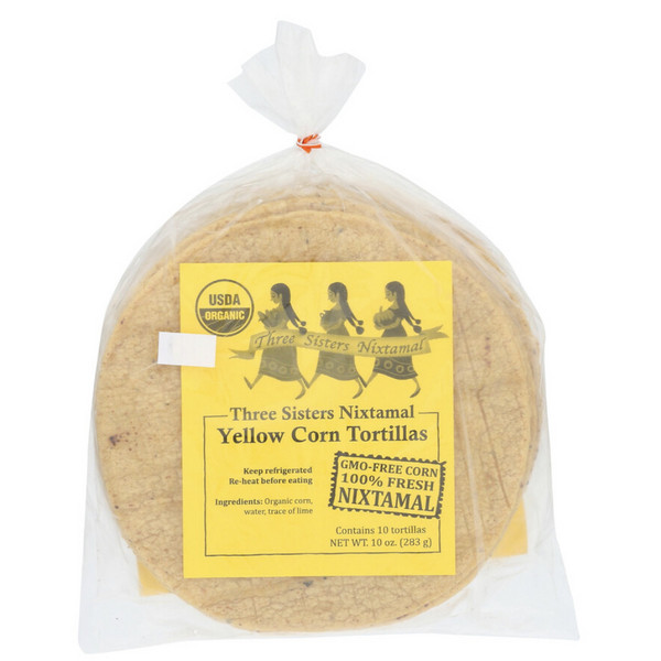 Three Sisters Organic Yellow Corn Tortillas