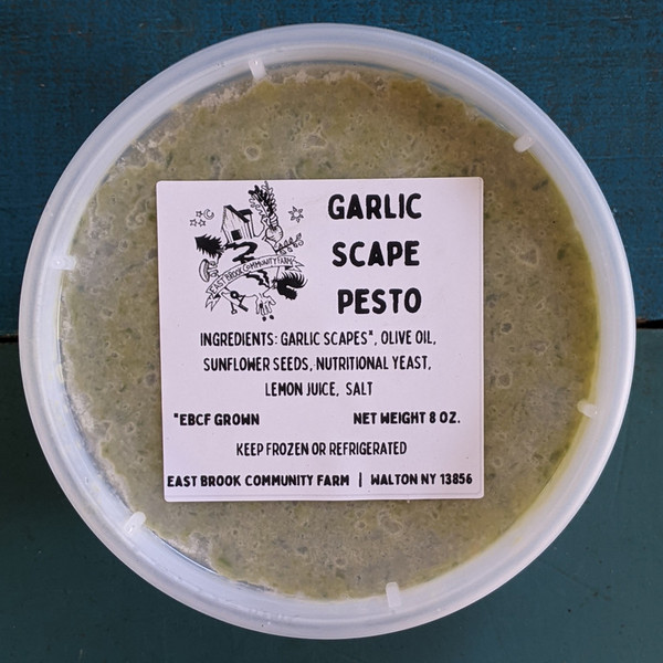 Vegan Garlic Scape Pesto