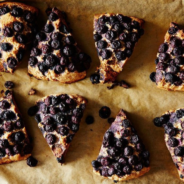 Coconut Blueberry Scones
