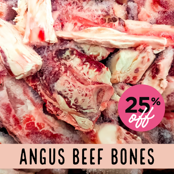4lbs Misc Angus Beef Bones