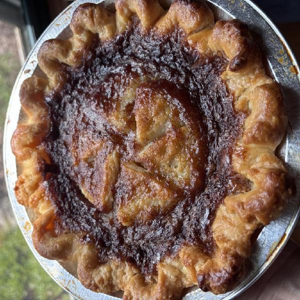 7 inch Black and Blueberry Sage Pie