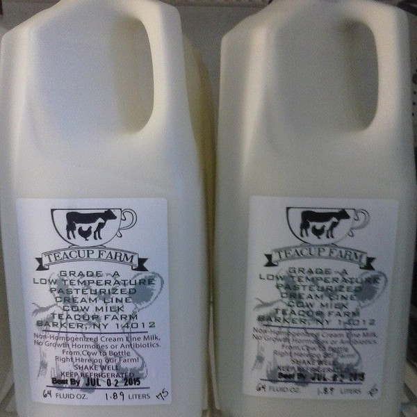 Tea Cup Farms Cream Line Cow Milk