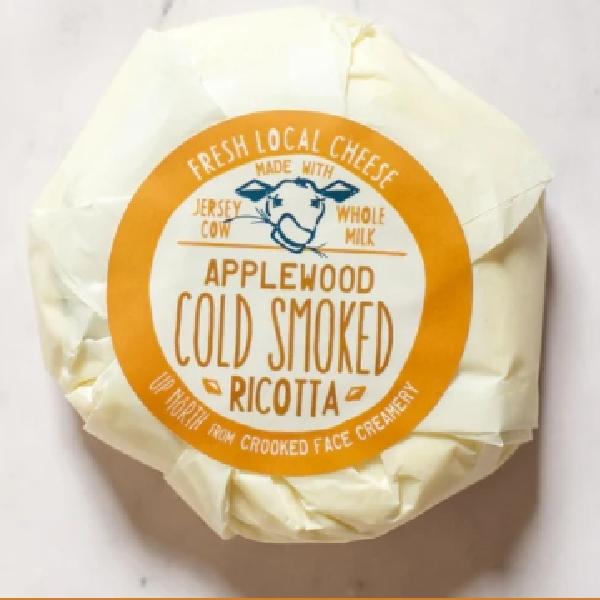 Crooked Face Ricotta - Applewood Cold Smoked