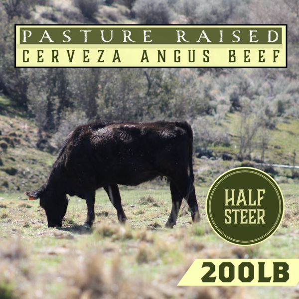1/2 Steer Cerveza Beef (200lbs)