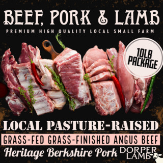 10lb Work From Home BEEF, PORK & LAMB Package