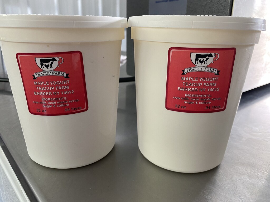 Tea Cup Farms Maple yogurt