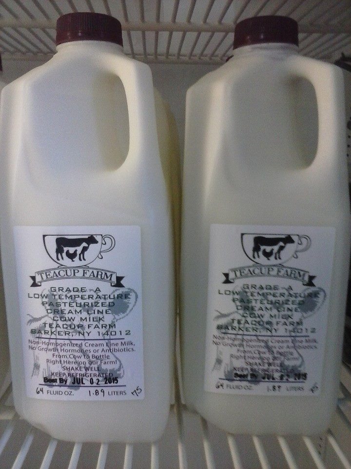 Tea Cup Farms Cream Line Cow Milk